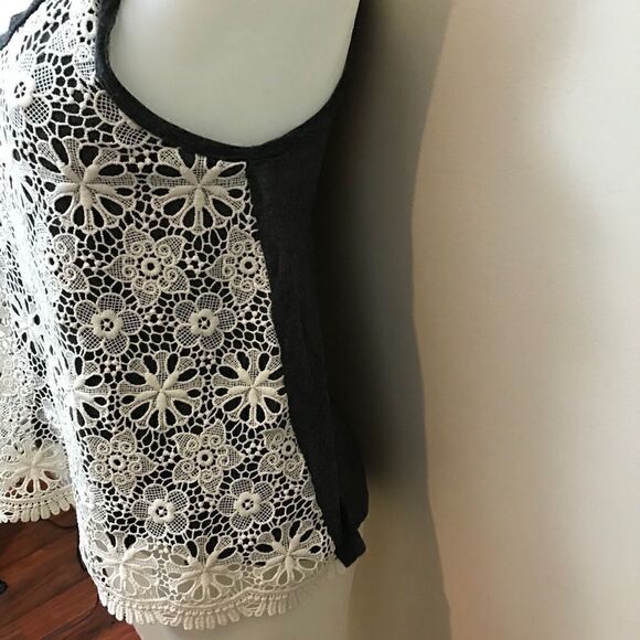 Jersey crochet tank top - Picture 4 of 5